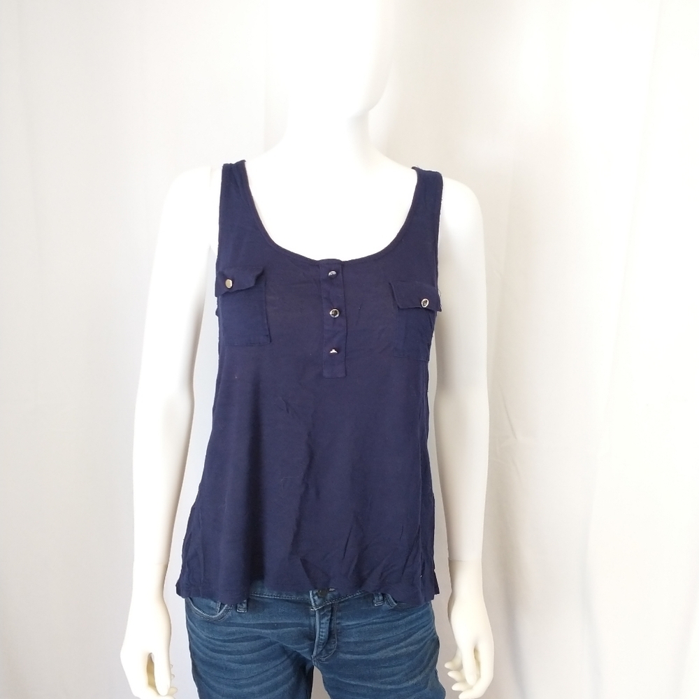 Gal Boss Blue Sleeveless Top